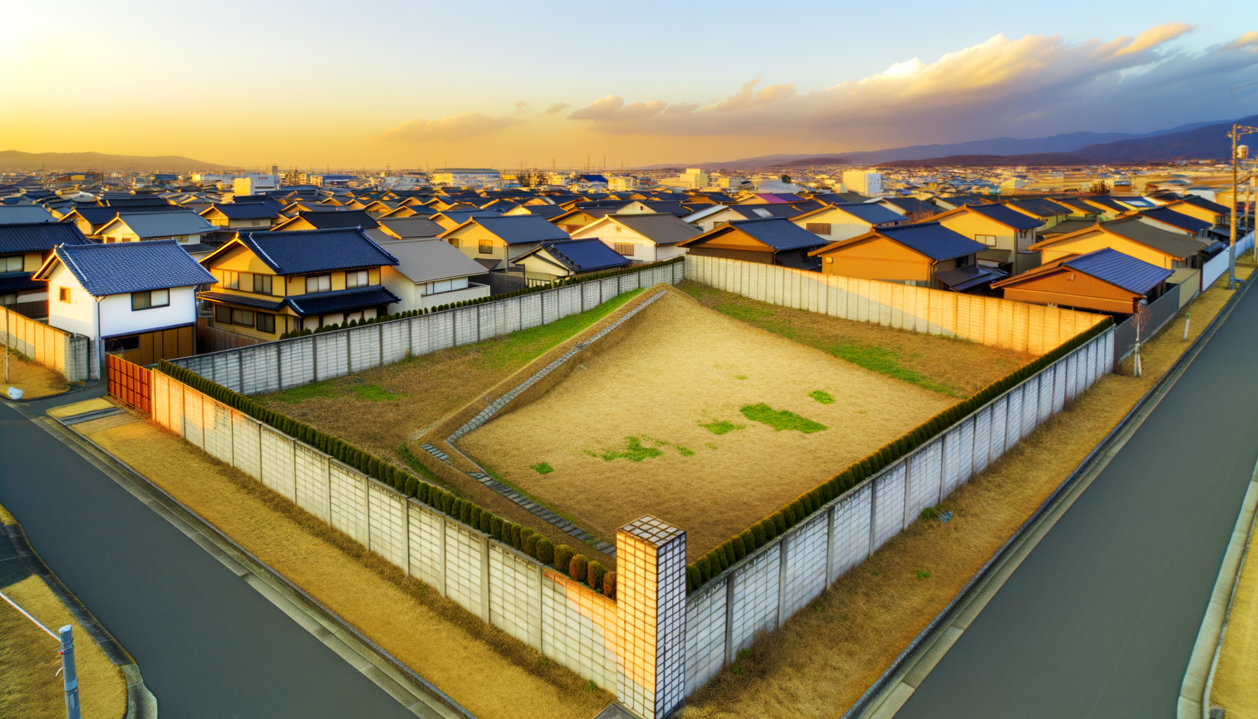 帯広市の不整形地のイメージ画像