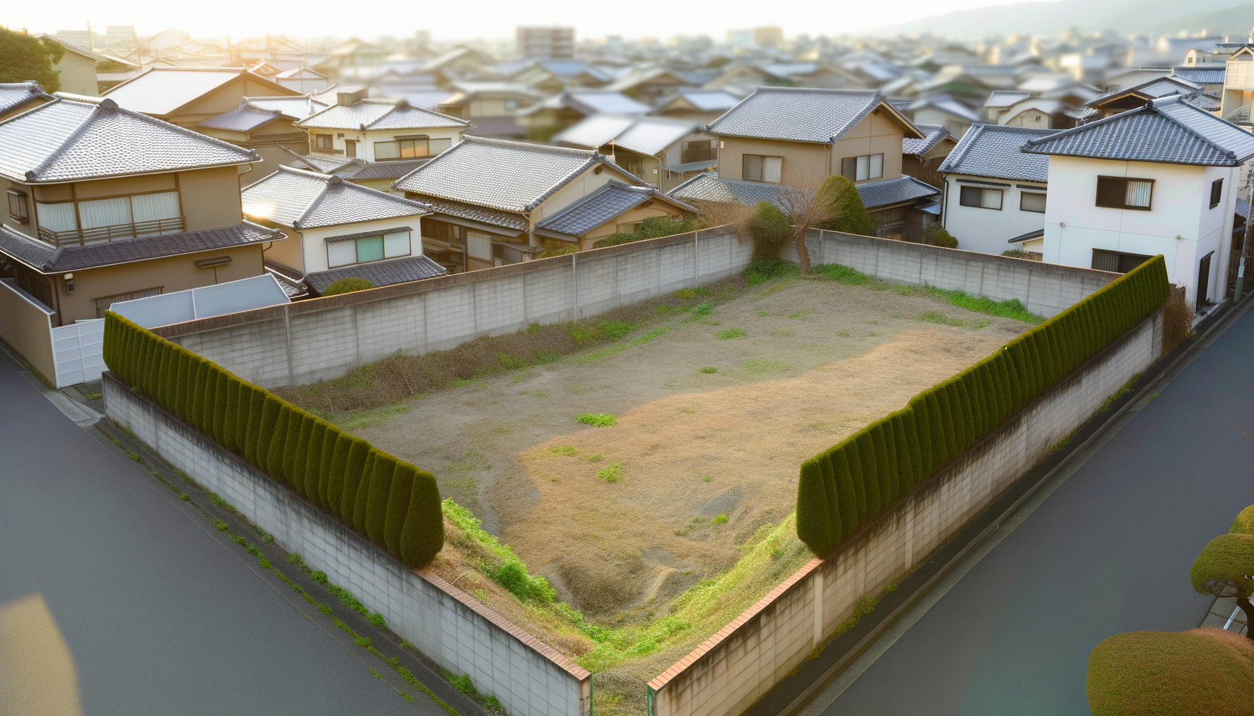 北見市の不整形地のイメージ画像