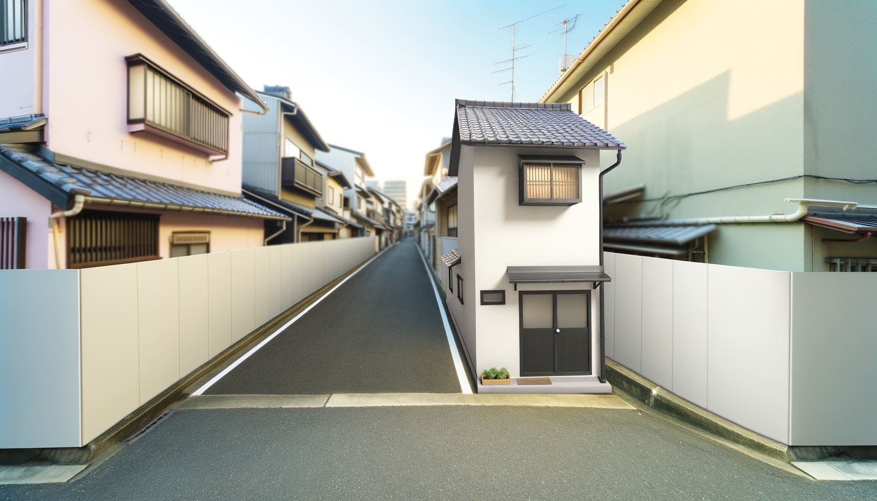 北見市の狭小地のイメージ画像