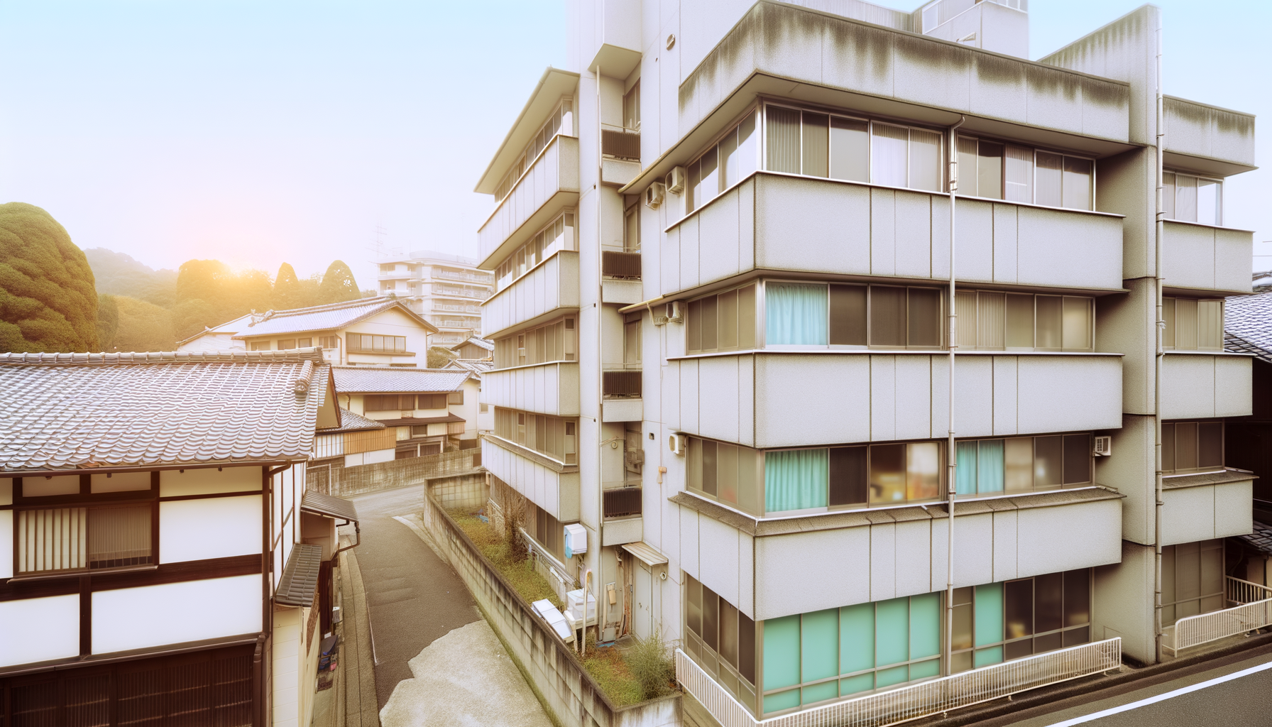 旭川市の古アパートのイメージ画像