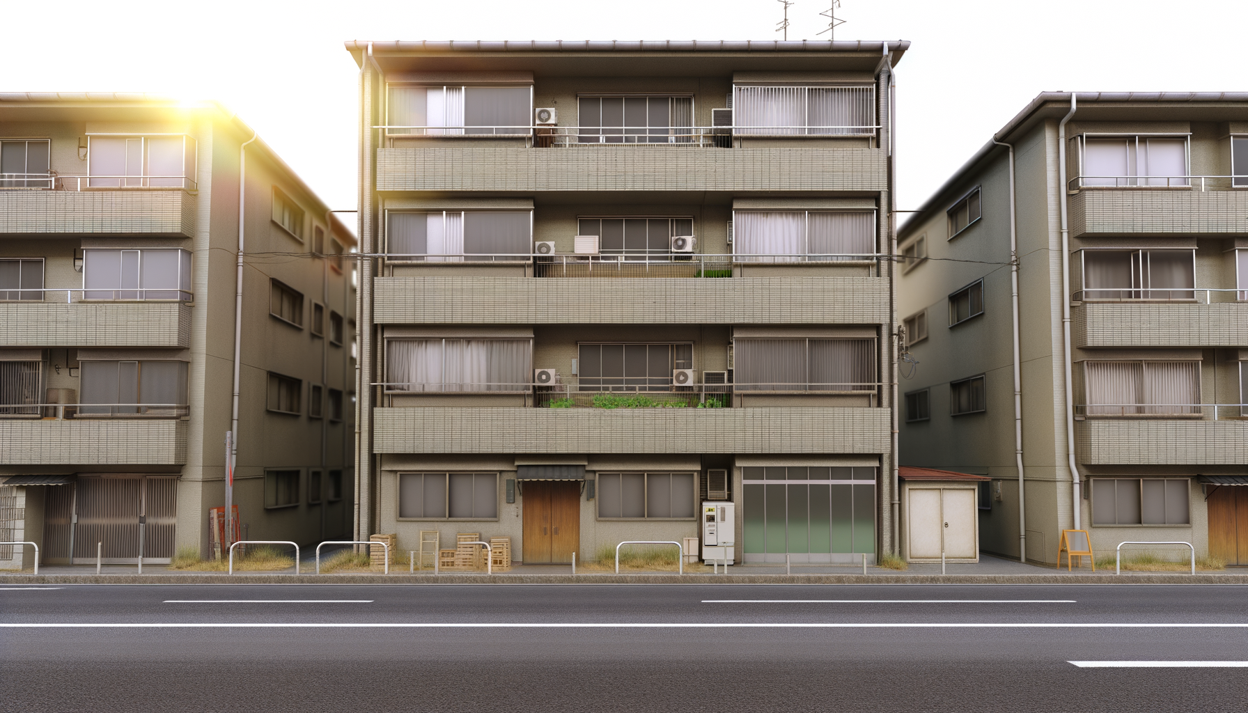 苫小牧市の古アパートのイメージ画像